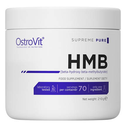 Бета-гідрокси-бета-метилбутират (ГМБ) Ostrovit HMB 210 г (70 порц.), фото 1