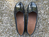 Туфлі Alpina 8U90-C 37 (24.2 см) Темно-сині, фото 4