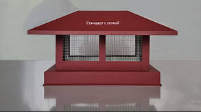 ФЛЮГАРКА із сіткою, флюгарка із захисною сіткою, КОЛПАК на димохід, димник