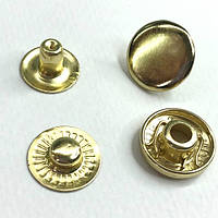 Кнопка Альфа - 15мм Золото (50шт.) (103303)