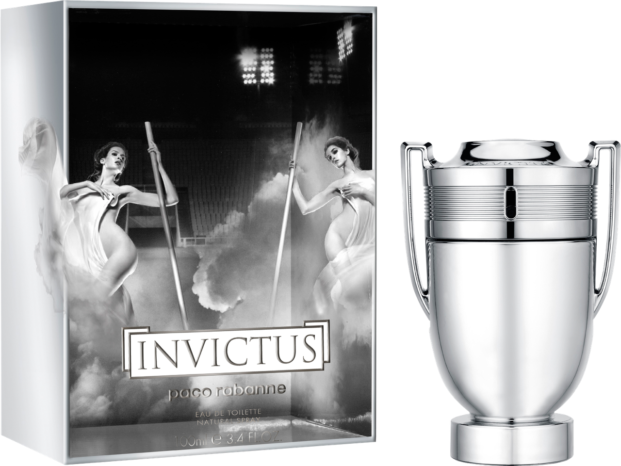 Paco Rabanne Invictus Silver Cup Collector`s туалетна вода 100 ml. (Тестер Пако Рабан Івіктус Сільвер)