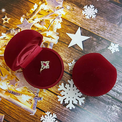 Футляр під ювелірні вироби під каблучку, фото 1