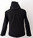 Куртка чоловіча тактична з липучками під шеврони Soft Shell black, фото 5