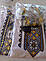 Вишиті сорочки для пари з синьо-жовтим квітковим орнаментом "Квітковий орнамент Український", фото 2