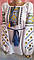 Вишиті сорочки для пари з синьо-жовтим квітковим орнаментом "Квітковий орнамент Український", фото 4