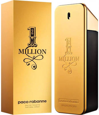 Оригінальні чоловічі парфуми Paco Rabanne 1 Million 100ml туалетна вода, деревно-пряний цитрусовий аромат