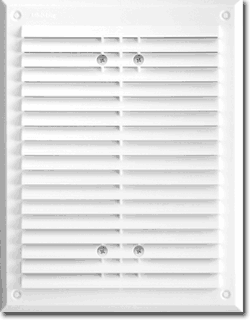 Решітка вентиляційна MiniMax 215*175 біла, фото 1