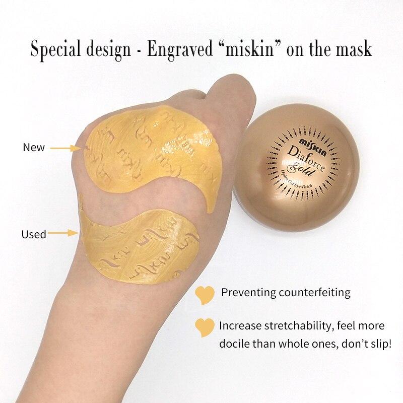 Золоті патчі під очі з ефектом ліфтингу MISSKIN Diaforce Gold Hydro Gel Eye Patch