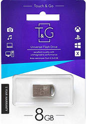 Флеш-накопитель USB 8GB T&G 105 Metal Series Silver TG105-8G