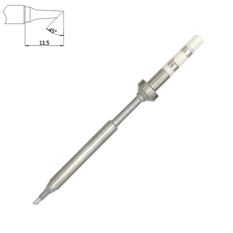 Жало для паяльника TS100 TS-BC2 скошений циліндр, фото 1