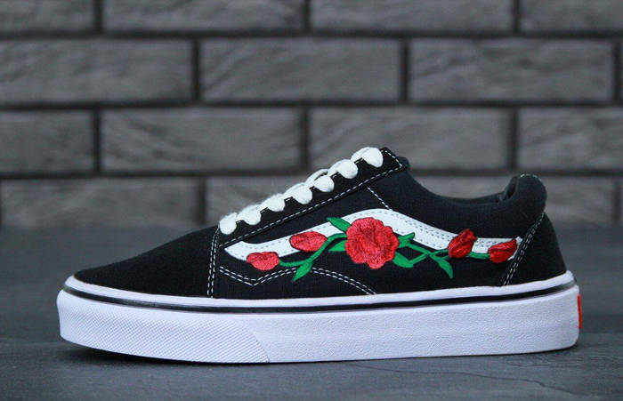 White rose cheap vans