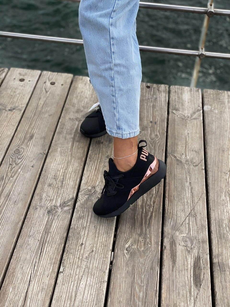 Puma muse clearance satin 2 black