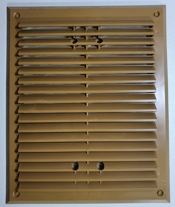 Решітка вентиляційна MiniMax 215*175 кольору дуб