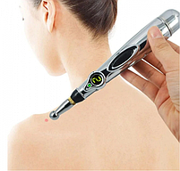Масажер для обличчя Акупунктурний масажер у формі ручки Massager Pen DF-618, фото 7