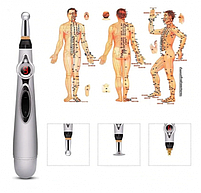 Масажер для обличчя Акупунктурний масажер у формі ручки Massager Pen DF-618, фото 8