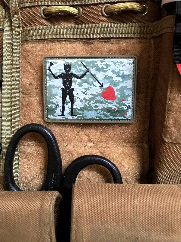 ПВХ шеврон «Black Beard flag» MM14
