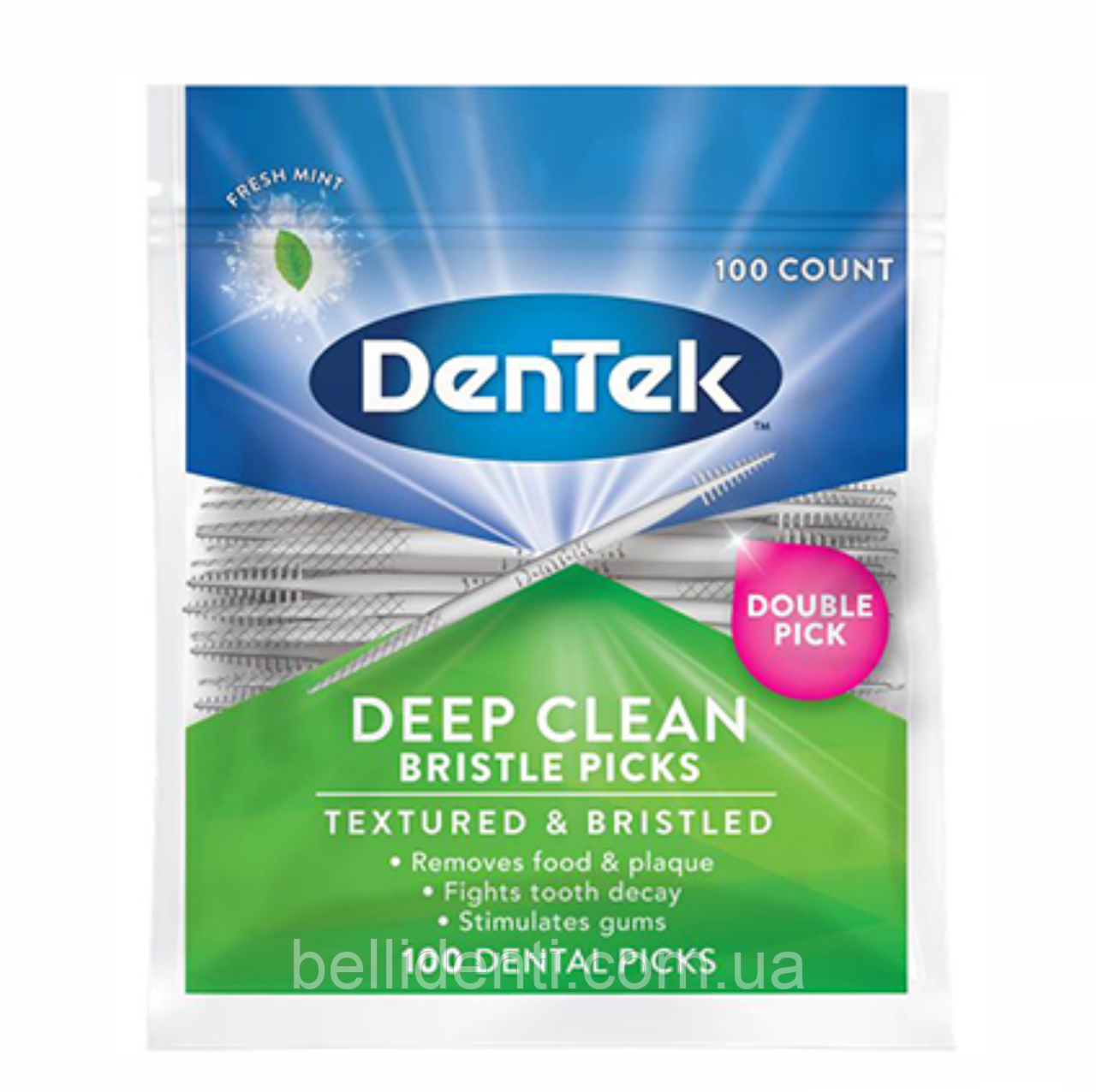 DenTek Deep Clean глибоке очищення зубочистки 100 шт