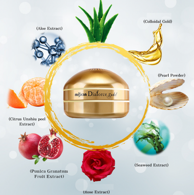 Золоті патчі під очі з ефектом ліфтингу MISSKIN Diaforce Gold Hydro Gel Eye Patch
