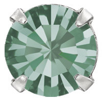 Пришивні стрази в цапах Preciosa (Чехія) ss16 Blue Zircon/срібло