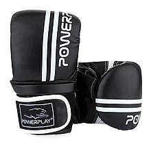 Зручні рукавички, біти PowerPlay 3025 чорно-білі M
