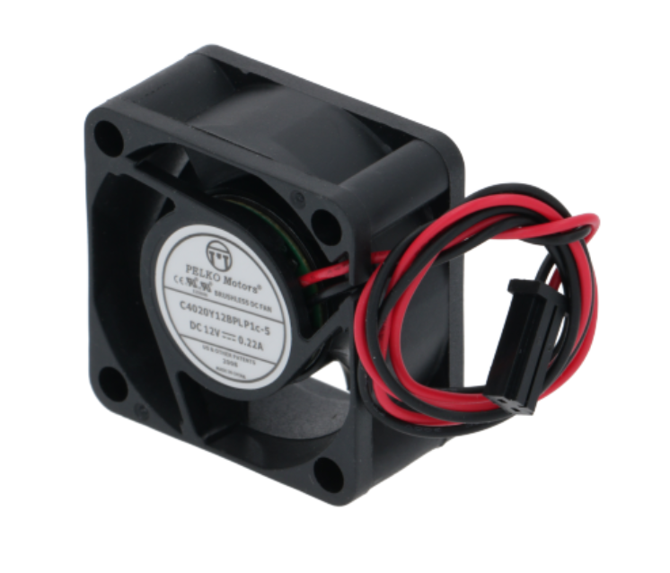 Вентилятор охолоджуючий DC12V/0,22A (40x40x20мм) для панелі керування печі Unox (арт. KVN1179A)