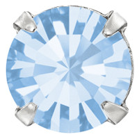 Пришивні стрази в цапах Preciosa (Чехія) ss29 Aquamarine/срібло