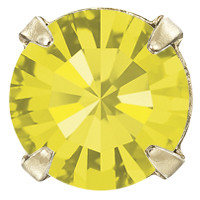 Пришивні стрази в цапах Preciosa (Чехія) ss29 Citrine/золото