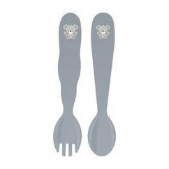 Столовые приборы детск. TRAMONTINA Baby Le Petit X2пр.стол.приб. gray (23797/602)