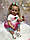 Лялька реборн дівчинка висота 55 см повністю силіконова, 3D шкіра, фото 4