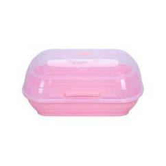 Хлібниця VIOLET HOUSE 0720 PINK з кришок. 40*27*48 см (0720 PINK з дахом. 40*27*48 см)