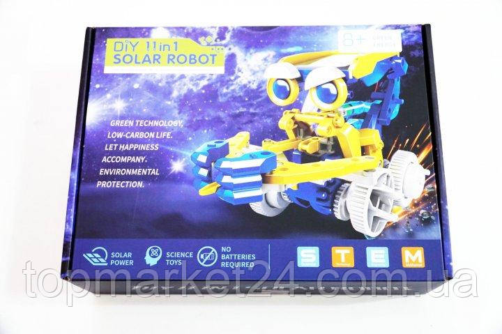 Детский конструктор робот Solar Robot 11 в 1 | интерактивная игрушка на солнечных батареях,ТМ - фото 8 - id-p1663205682