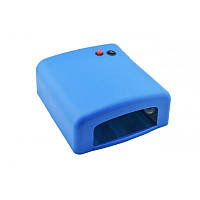 Ультрафиолетовая лампа для ногтей с таймером UKC K818 36 Вт Синий MS
