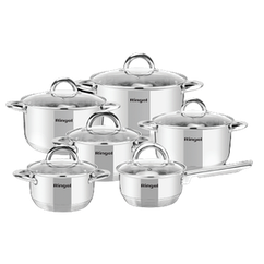 Набор посуды RINGEL Hagen Набор 12пр. 1.15 л ковш + 5 кастрюль (1.9л - 6.1л) (RG-6005)
