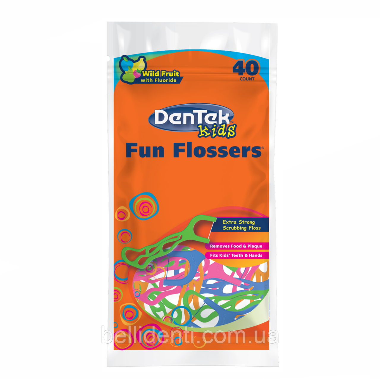 Дитячі флоси DenTek Kids, 40 шт