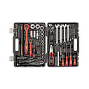 Набір інструментів професійний 1/2" & 1/4" 72 од., Cr-V ІНТЕРТУЛ ET-6073, фото 2