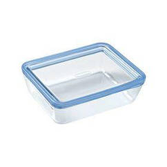 Форма с/к PYREX Pure Glass 0.8 л прямокут.19x14x5см стекл.криш (241A000)