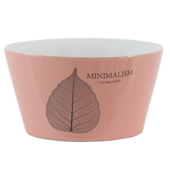 Салатник/Піала Limited Edition MINIMALISM 480 мл/ кораловий (HTK-020)