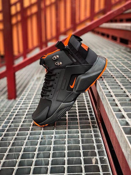Nike Air Huarache Acronym Black Orange Winter 1362440713