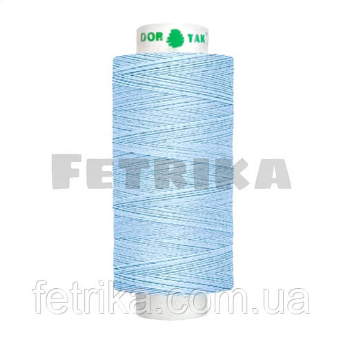 Нитки швейные Dor Tak 40/2, Голубой № 377, 400 ярдов, цена 12 грн ...