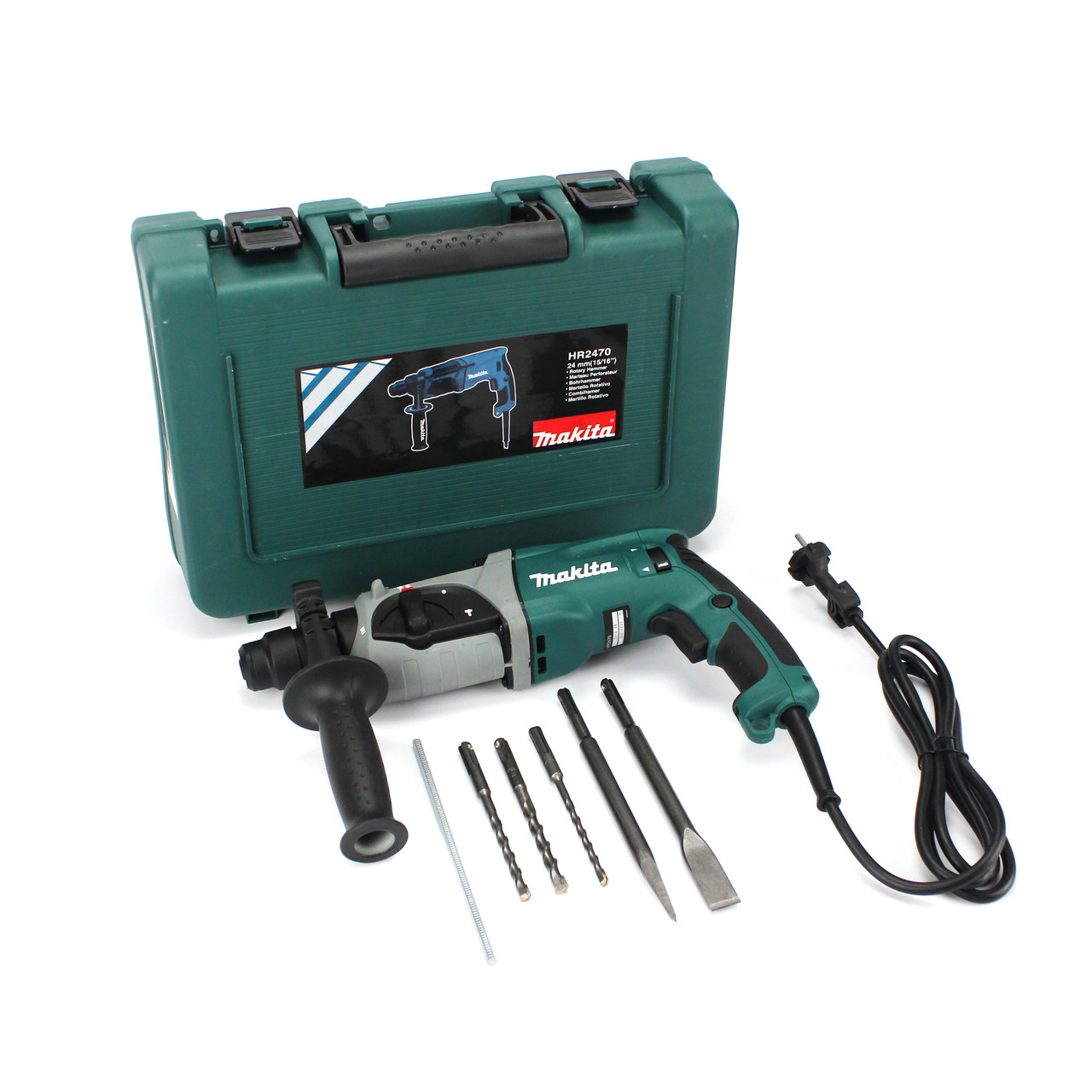 Перфоратор Makita HR2470F (780 Вт, 2.4 Дж) Професійний перфоратор Макіта