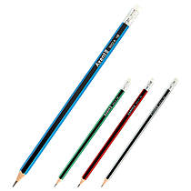 Олівець простий з гумкою Axent 9002