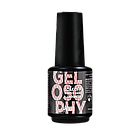 Gelosophy Soak-Off Stretch Base Enchanted - камуфлююча з блискітками, універсальна база