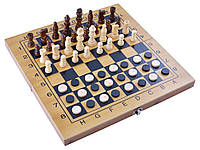 Ігровий набір 3в1 нарди, шахи та шашки (34х34 см) Гранд Презент 3517B