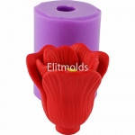 Абутилон Червона принцеса напіврозкритий бутон 3D, фото 3