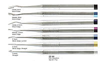 Набор элеваторов корневых хирургических PDL с титановым покрытием для микрохирургии DE-366 7 шт
