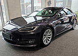 Захисна накладка на задній бампер для Tesla Model S Liftback 2012-2022 /нерж.сталь/, фото 9