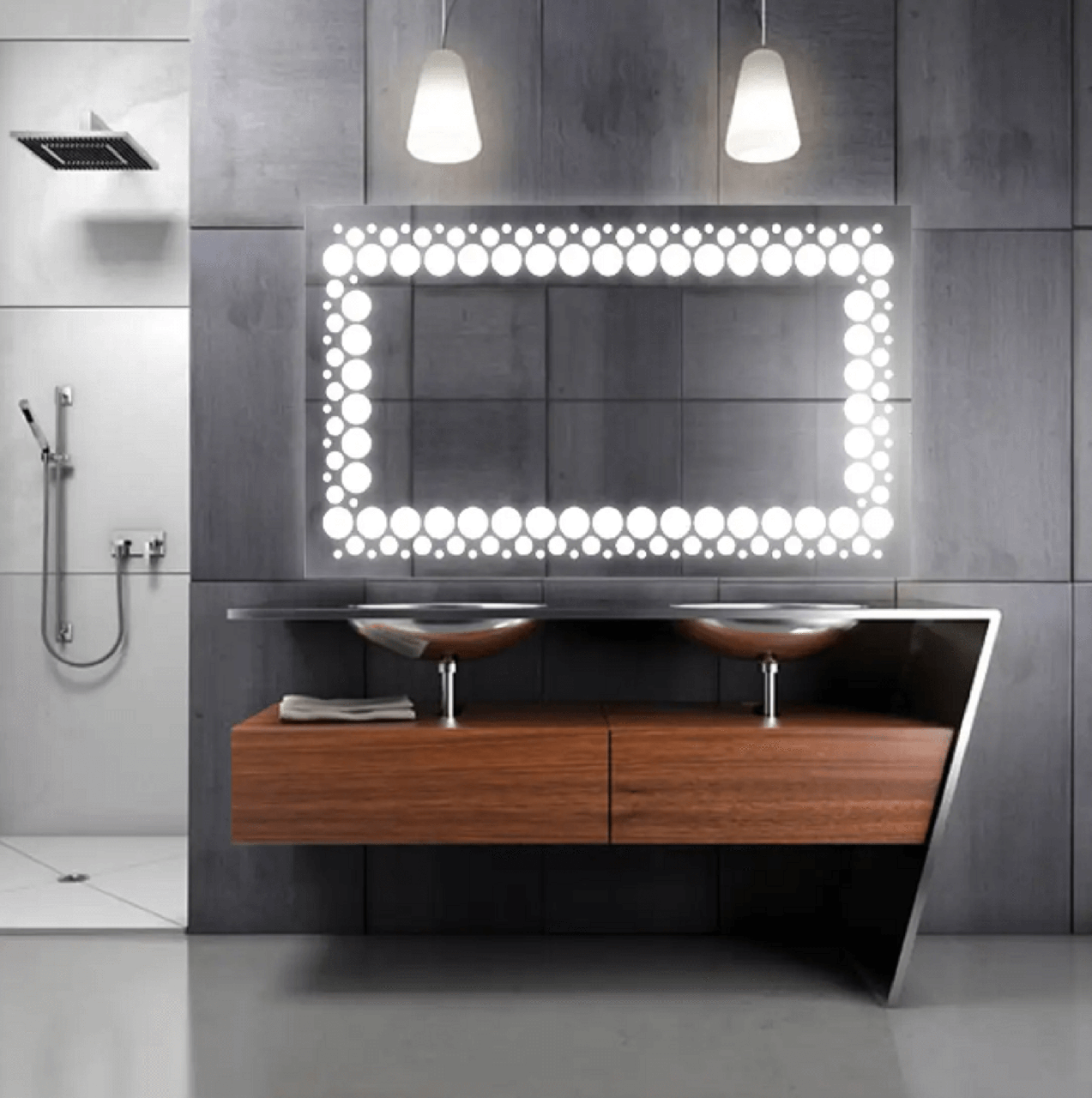 Дзеркало LED (98*60*3см) "lyon" pr-d45