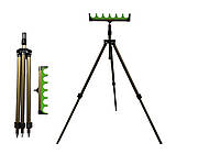 Фидерная подставка тринога Feima гребенка на 6 секции