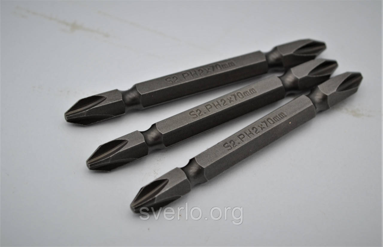 Біти для шуруповерта PH2/PH2 L70 S2