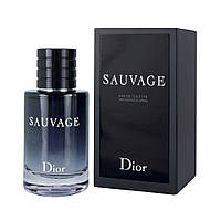 Оригинальная мужская туалетная вода Саваж Sauvage 100 ml, пряный амбровый аромат с нотой цитруса